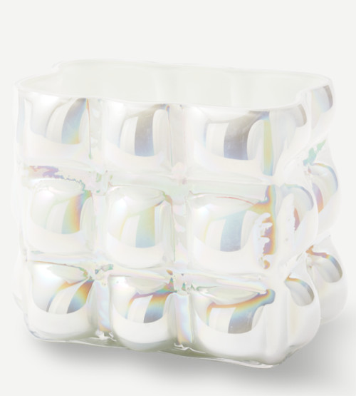 Pols Potten + Bubble vaas, wit S 